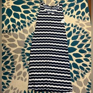 🆕RONNI NICOLE Blue and White Maxi Dress.  Womens size XL